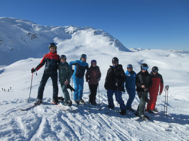 Ich, ?, ?, ?, Markus, ?, ? und Manuel am Albonagrat