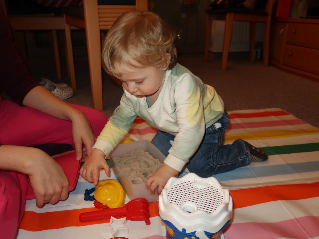 Sabine und Nils in unserer Wohnung