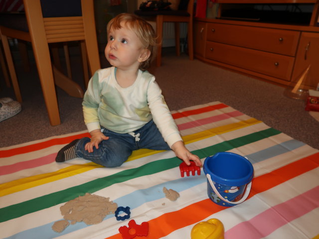 Nils in unserer Wohnung