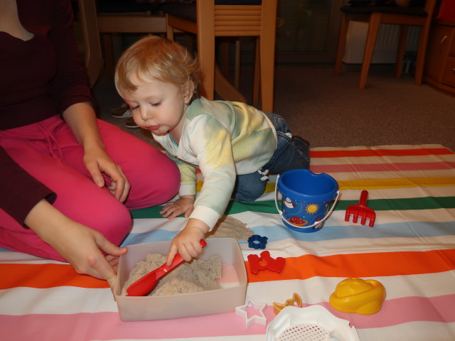 Sabine und Nils in unserer Wohnung