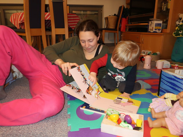 Sabine und Nils in unserer Wohnung