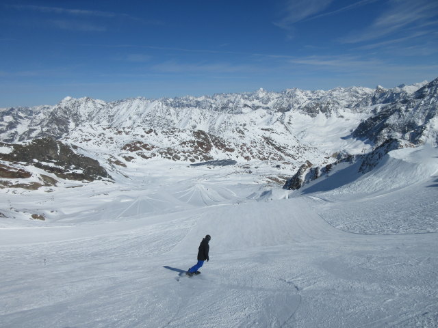 Markus auf der Wildspitzpiste