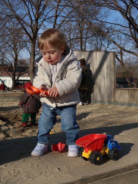 Nils am Spielplatz Lorettowiese