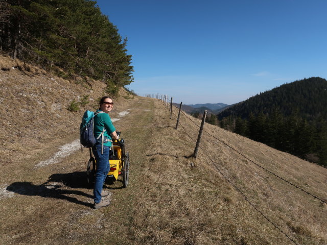 Sabine zwischen Schoberkapelle und Öhler-Schutzhaus
