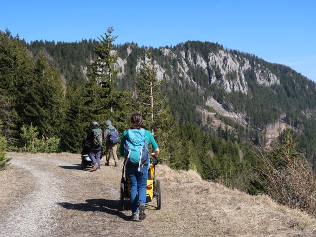 Manuel, Hannelore und Sabine zwischen Schoberkapelle und Öhler-Schutzhaus