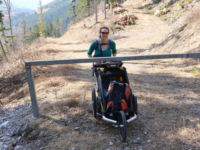 Sabine zwischen Schoberkapelle und Öhler-Schutzhaus