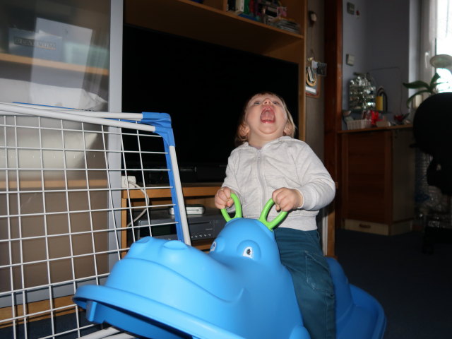 Nils im Haus meiner Eltern