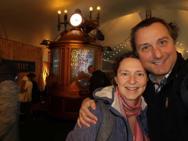 Sabine und ich im Grand Chapiteau