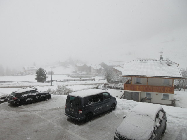 beim Garni Hotel Iris in Wolkenstein (16. März)