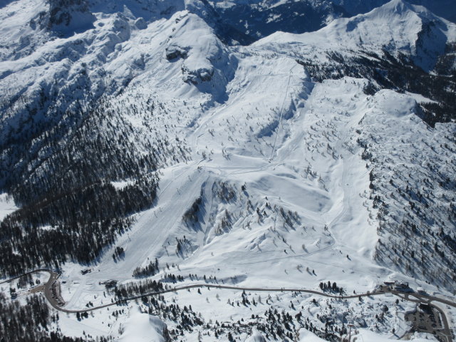 vom Lagazuoi Richtung Süden (19. März)