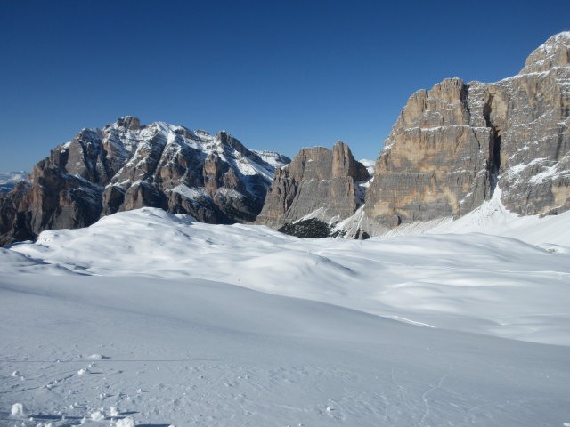 neben der Piste Armentarola (19. März)