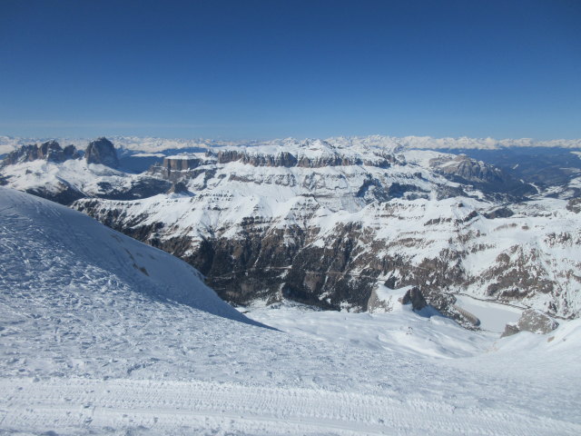 von der Marmolada Richtung Norden (20. März)