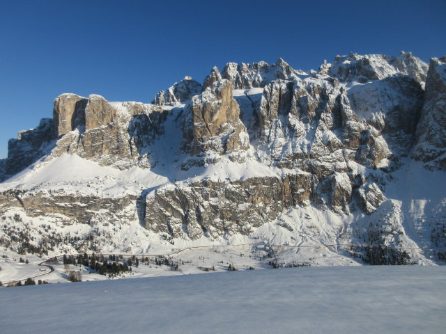 Sellagruppe vom Bustac aus (20. März)