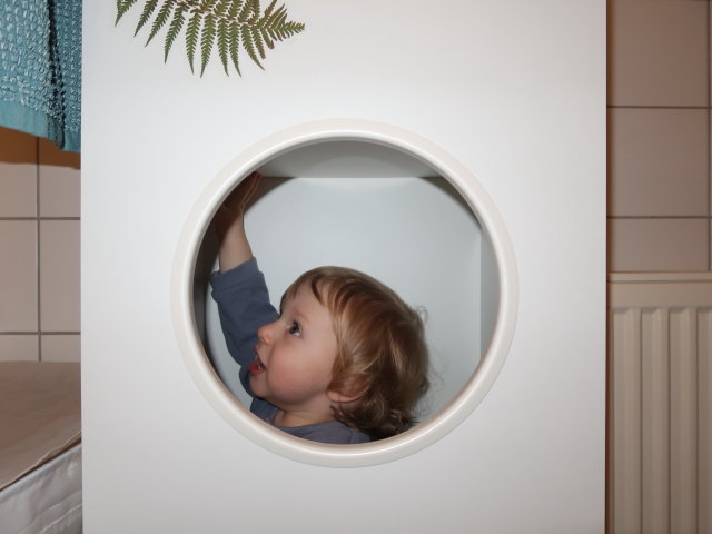 Nils in unserer Wohnung