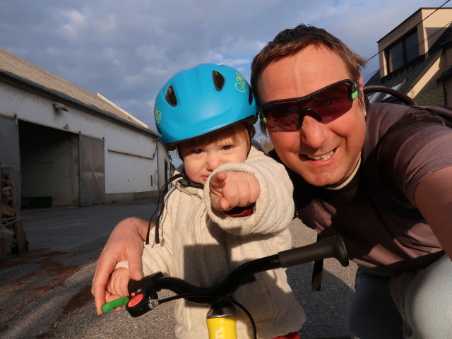 Nils und ich in der Alten Straße (26. März)