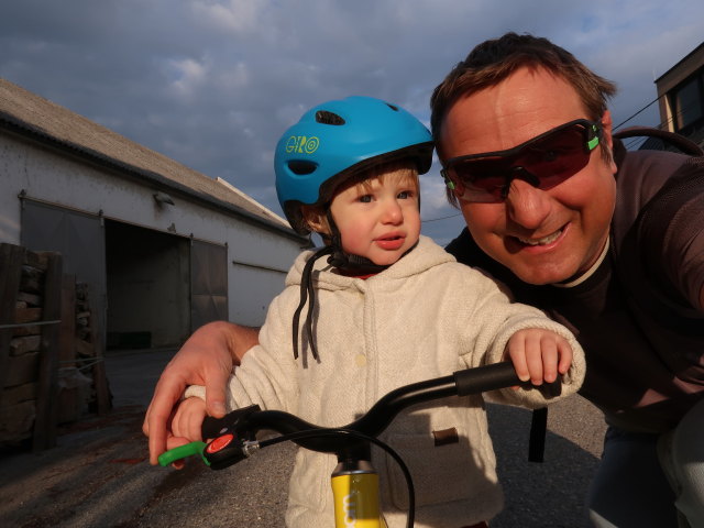 Nils und ich in der Alten Straße (26. März)