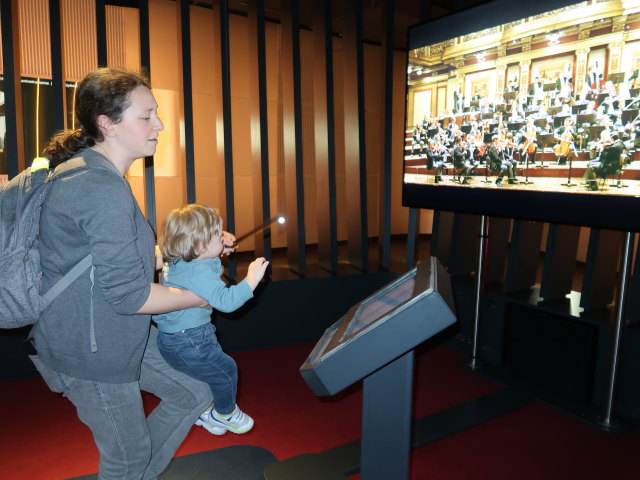 Sabine und Nils im virtuellen Dirigent