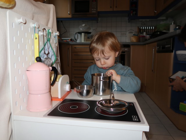 Nils in unserer Wohnung