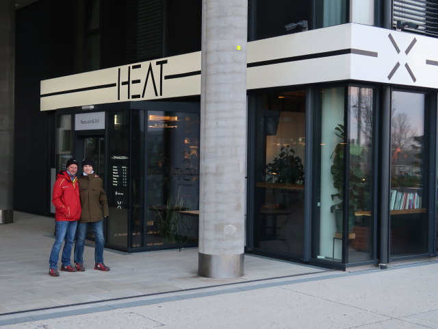 Jörg und Christian beim Grillrestaurant Heat