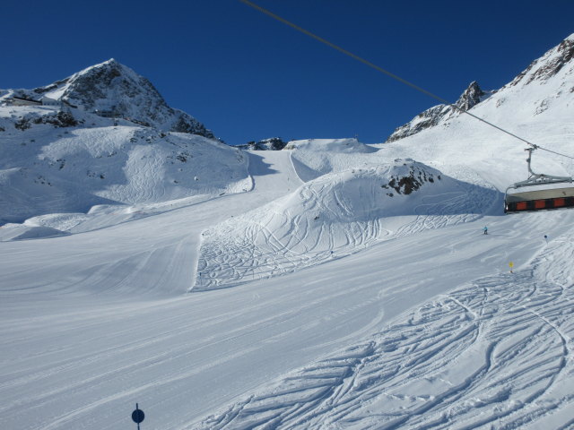 Eisjochferner-Abfahrt und Eisjochzunge-Abfahrt von der Rotadlbahn aus