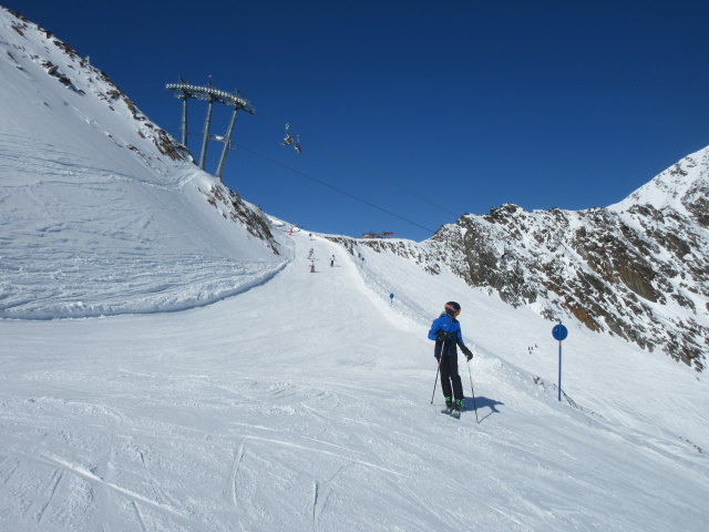 Stefan auf der Fernauferner-Abfahrt