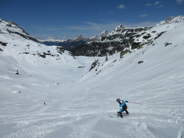 Frank neben der Abfahrt Grünsee