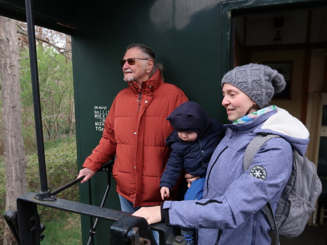 Papa, Nils und Sabine