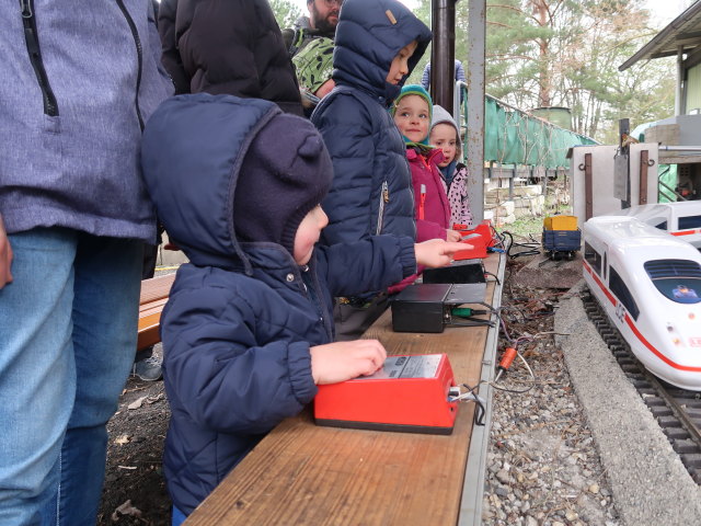 Nils bei der LGB-Modellbahn
