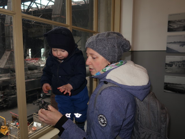 Nils und Sabine im Heizhaus