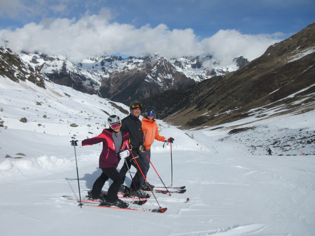 Melanie, Frank und ich im Velilltal (21. Apr.)