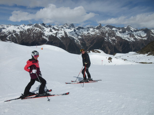 Melanie und Frank auf der Piste 5 (21. Apr.)