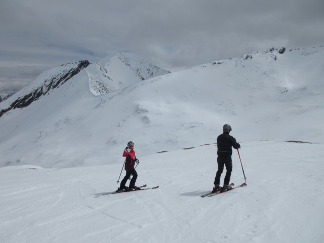 Melanie und Frank auf der Skiroute 42 (21. Apr.)
