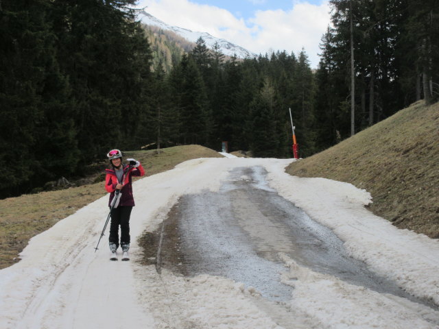 Melanie auf der Piste 3 (21. Apr.)