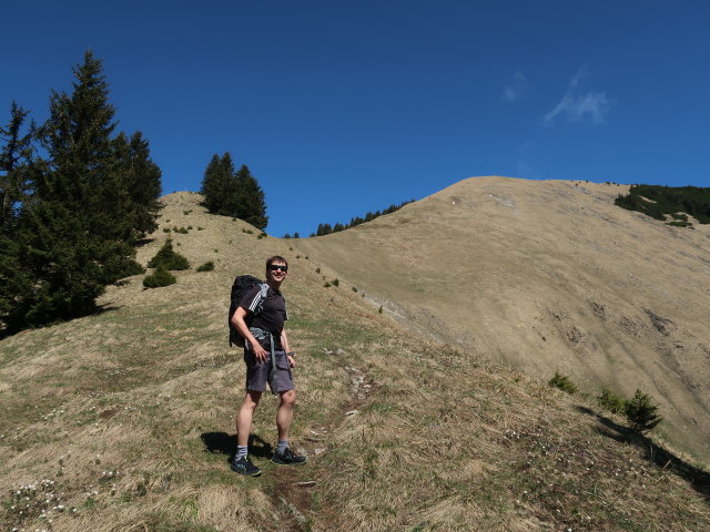 Ronald zwischen Seisenalm und Großem Maiereck