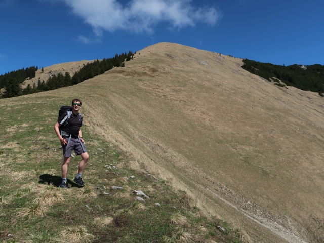 Ronald zwischen Seisenalm und Großem Maiereck