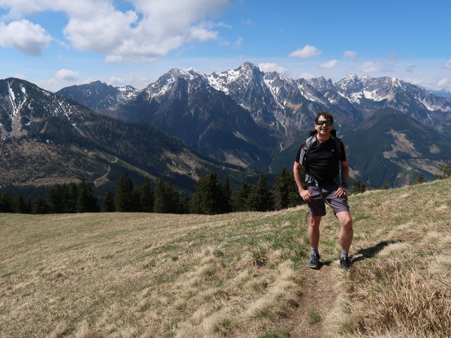 Ronald zwischen Seisenalm und Großem Maiereck