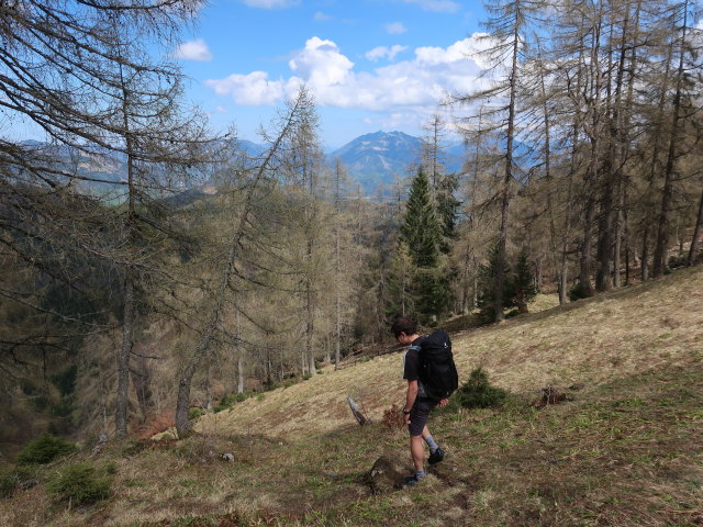 Ronald zwischen Großem Maiereck und Sauboden