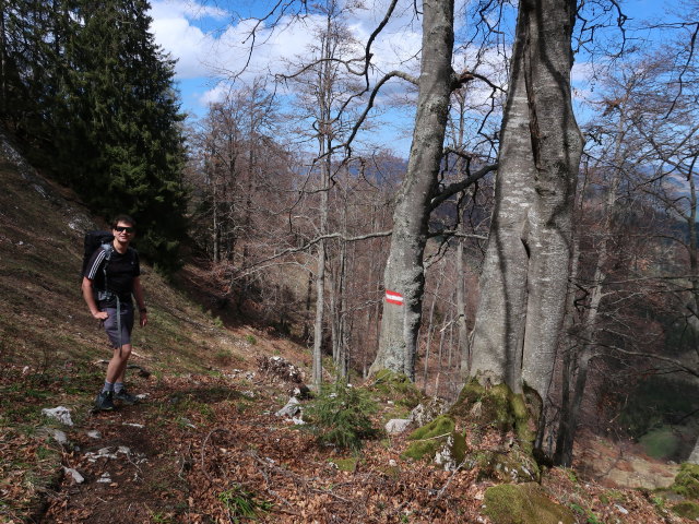 Ronald zwischen Großem Maiereck und Sauboden