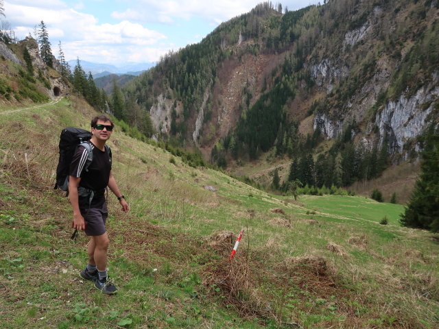 Ronald zwischen Sauboden und Spitzenbach