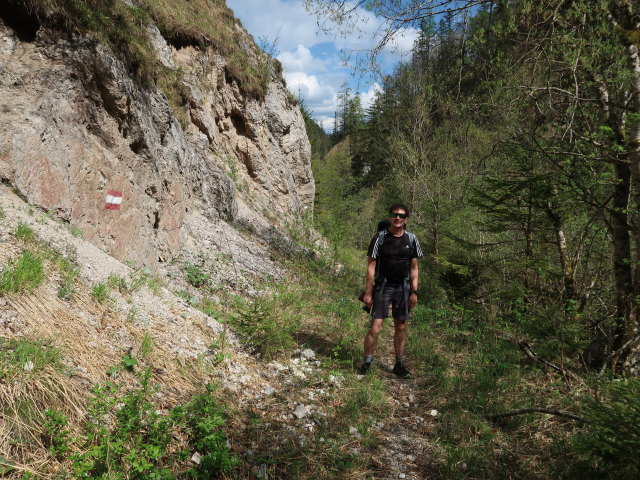 Ronald in der Spitzenbachklamm