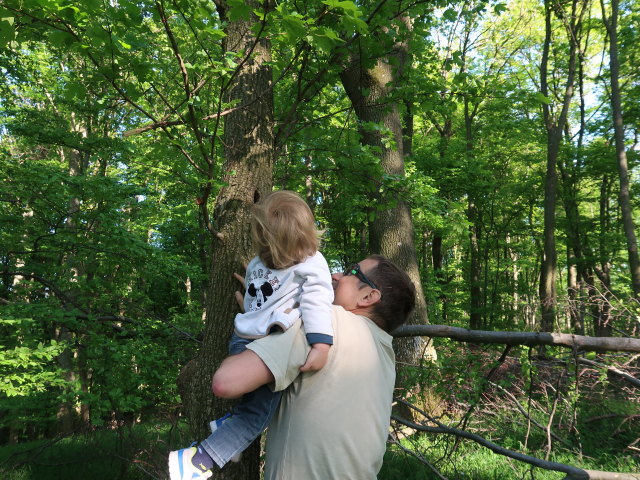 Nils und ich am Feuersteinberg, 507 m