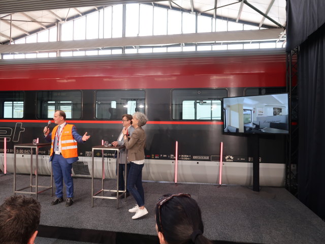 Klaus, ? und ? im ÖBB-Werk Simmering