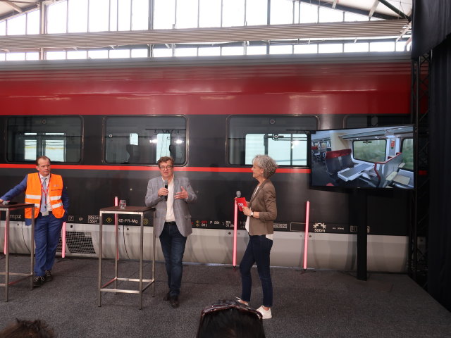 Klaus, ? und ? im ÖBB-Werk Simmering