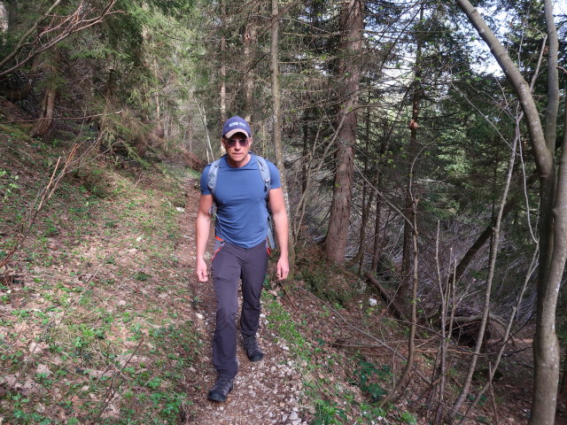 Mario zwischen Niederalpl und Sohlenalm