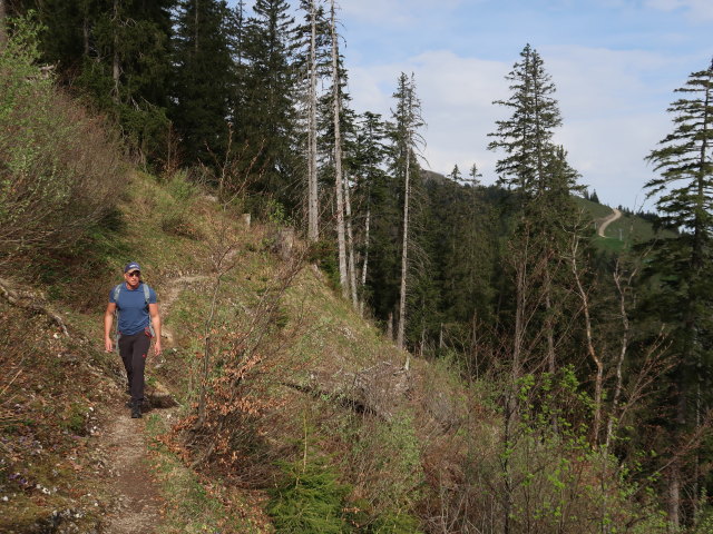 Mario zwischen Niederalpl und Sohlenalm