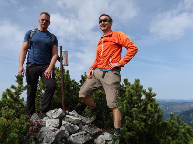 Mario und ich am Kleinen Wildkamm, 1.757 m