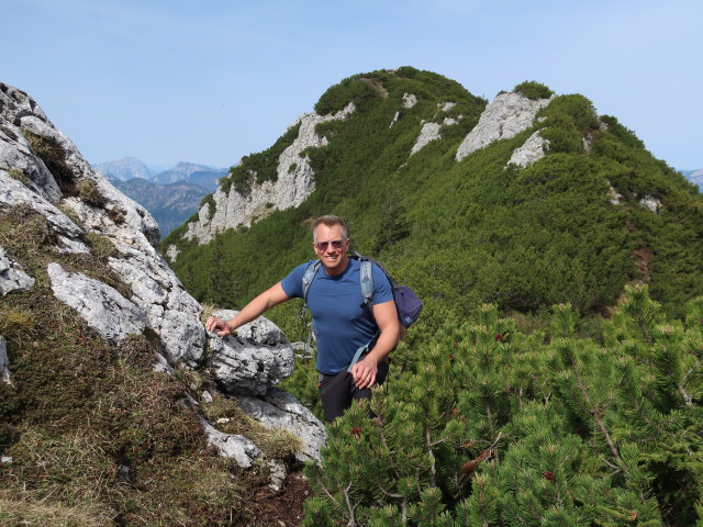 Mario zwischen Kleinem Wildkamm und Großem Wildkamm