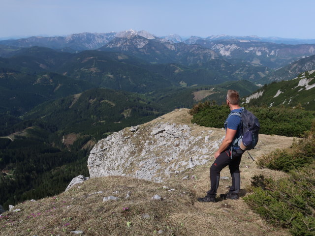 Mario zwischen Kleinem Wildkamm und Großem Wildkamm