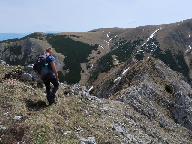 Mario zwischen Großem Wildkamm und Gingatzwiese