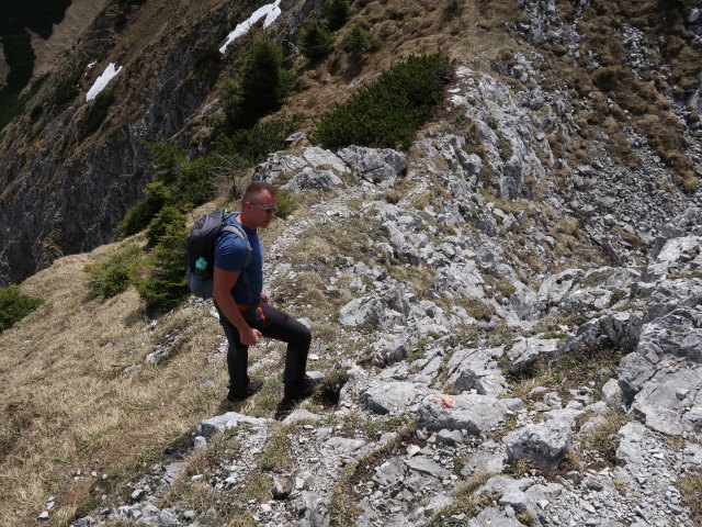 Mario zwischen Großem Wildkamm und Gingatzwiese